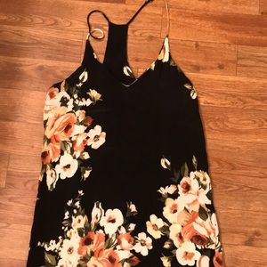 Newbury Kustom Flower Print Razorback Top